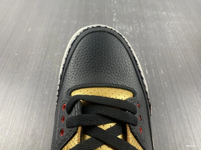 Reps TBK WMNS Black 3 Gold Jordan CK9246-067 Air 0719